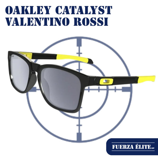 GAFAS OAKLEY CATALYST VALENTINO ROSSI SIGNATURE SERIES POLISHED BLACK / GREY REF OO9272-17