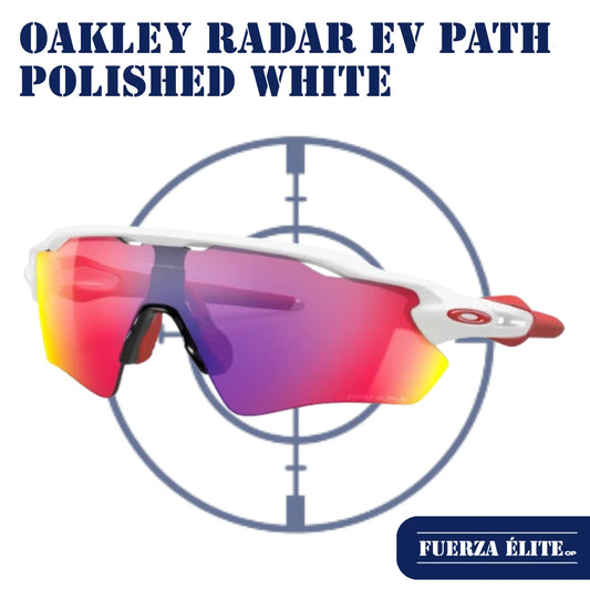GAFAS OAKLEY RADAR EV PATH POLISHED WHITE/PRIZM ROAD OO9208-05