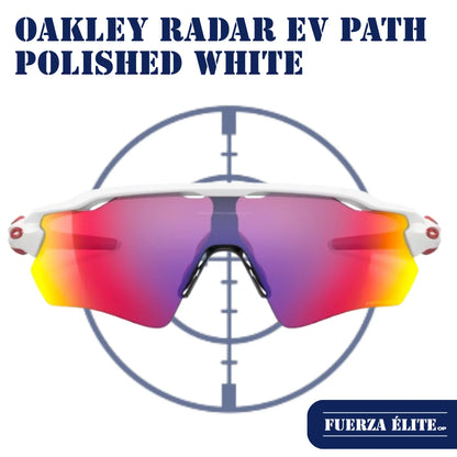 GAFAS OAKLEY RADAR EV PATH POLISHED WHITE/PRIZM ROAD OO9208-05