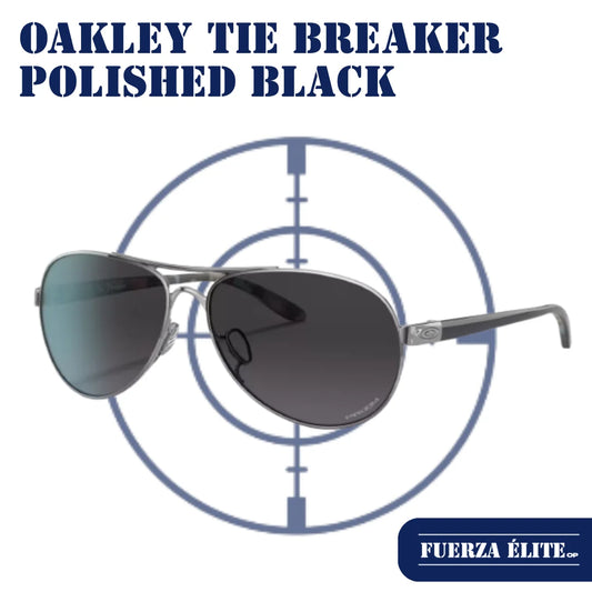 GAFAS OAKLEY TIE BREAKER POLISHED BLACK / GREY REF OO4108