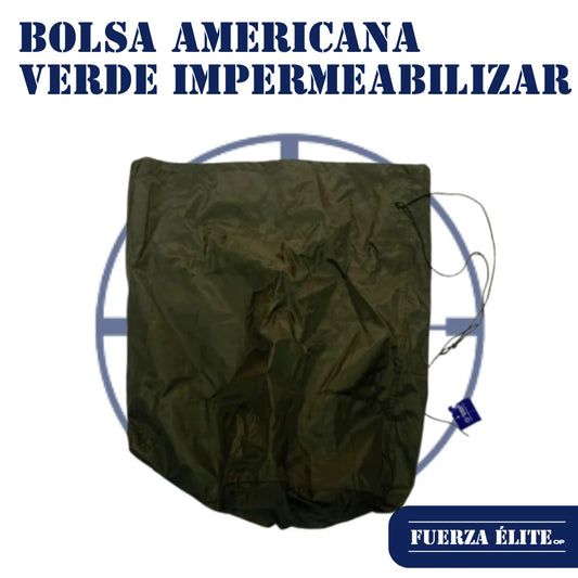 BOLSA DE EQUIPO PARA IMPERMEABILIZAR TIPO AMERICANA VERDE