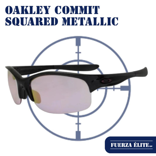 GAFAS OAKLEY COMMIT SQUARED METALLIC BLACK / PINK IRIDIUM REF 26-208