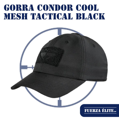 GORRA CONDOR COOL MESH TACTICAL BLACK REF 161204-002
