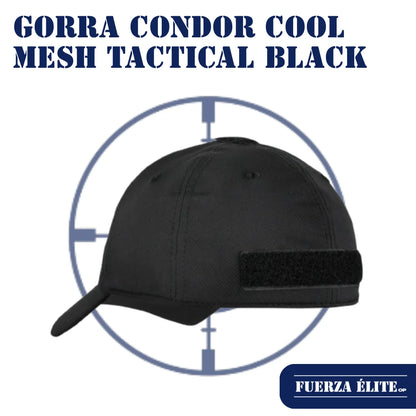 GORRA CONDOR COOL MESH TACTICAL BLACK REF 161204-002