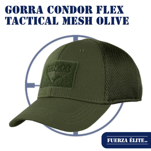 GORRA CONDOR FLEX TACTICAL MESH OLIVE DRAB REF 161140-001