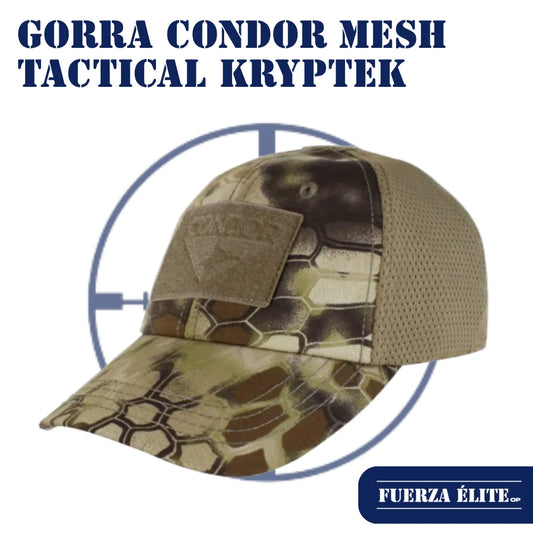 GORRA CONDOR MESH TACTICAL KRYPTEK HIGHLANDER REF TCM-016