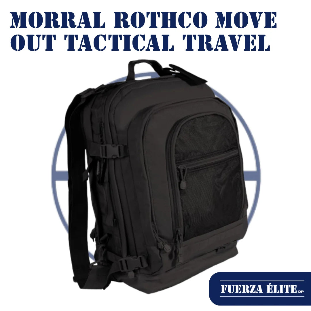 MORRAL ROTHCO MOVE OUT TACTICAL TRAVEL BLACK REF 2299