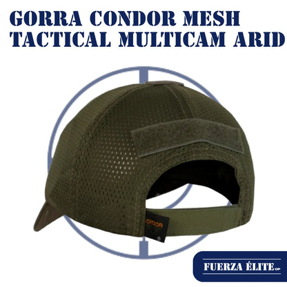 GORRA CONDOR MESH TACTICAL MULTICAM ARID REF TCM-022