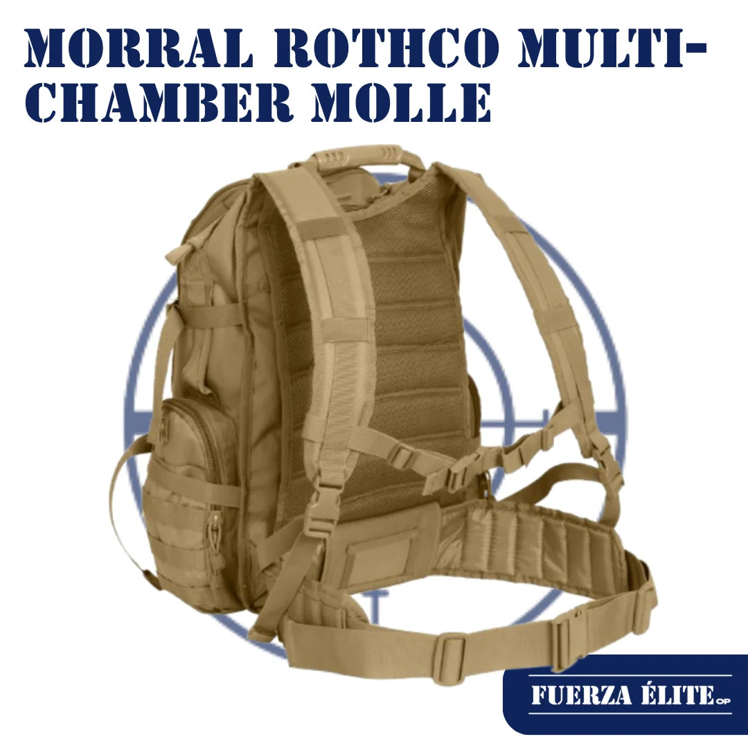 MORRAL ROTHCO MULTI-CHAMBER MOLLE ASSAULT COYOTE REF 25501