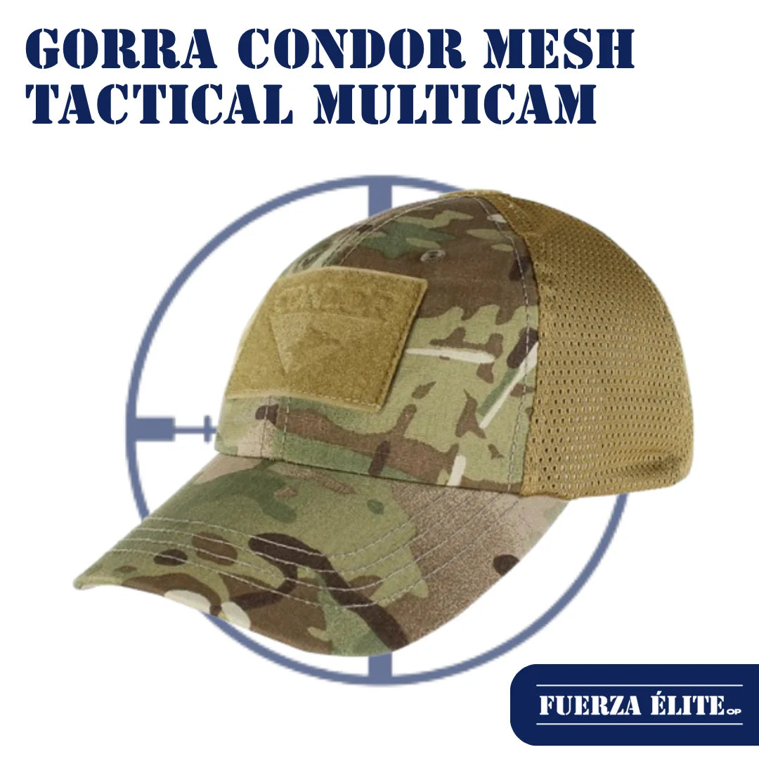 GORRA CONDOR MESH TACTICAL MULTICAM REF TCM-008