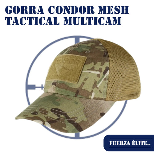 GORRA CONDOR MESH TACTICAL MULTICAM REF TCM-008