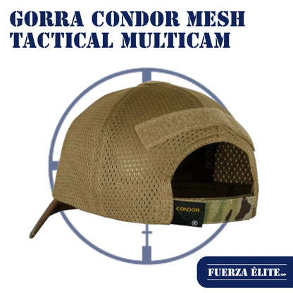 GORRA CONDOR MESH TACTICAL MULTICAM REF TCM-008