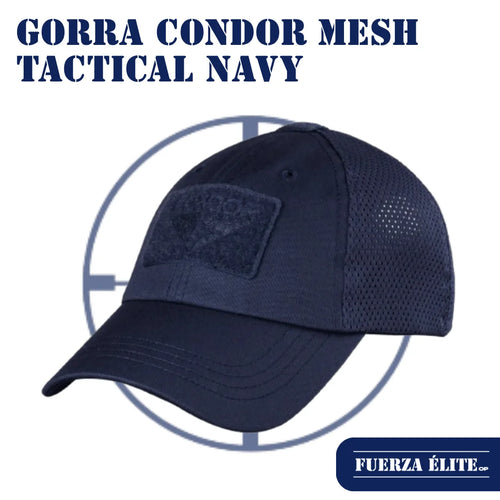 GORRA CONDOR MESH TACTICAL NAVY REF TCM-006
