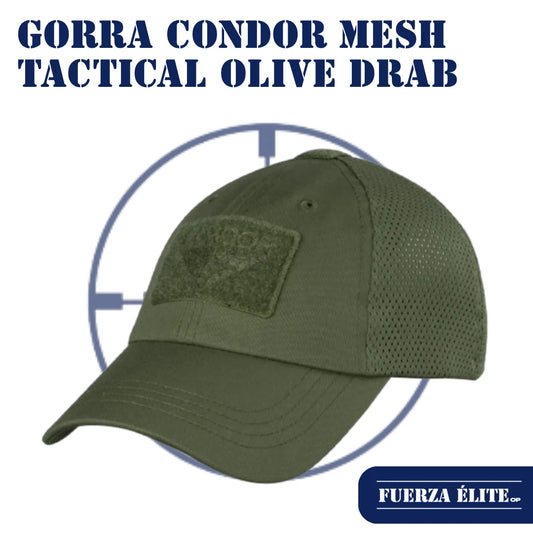 GORRA CONDOR MESH TACTICAL OLIVE DRAB REF TCM-001