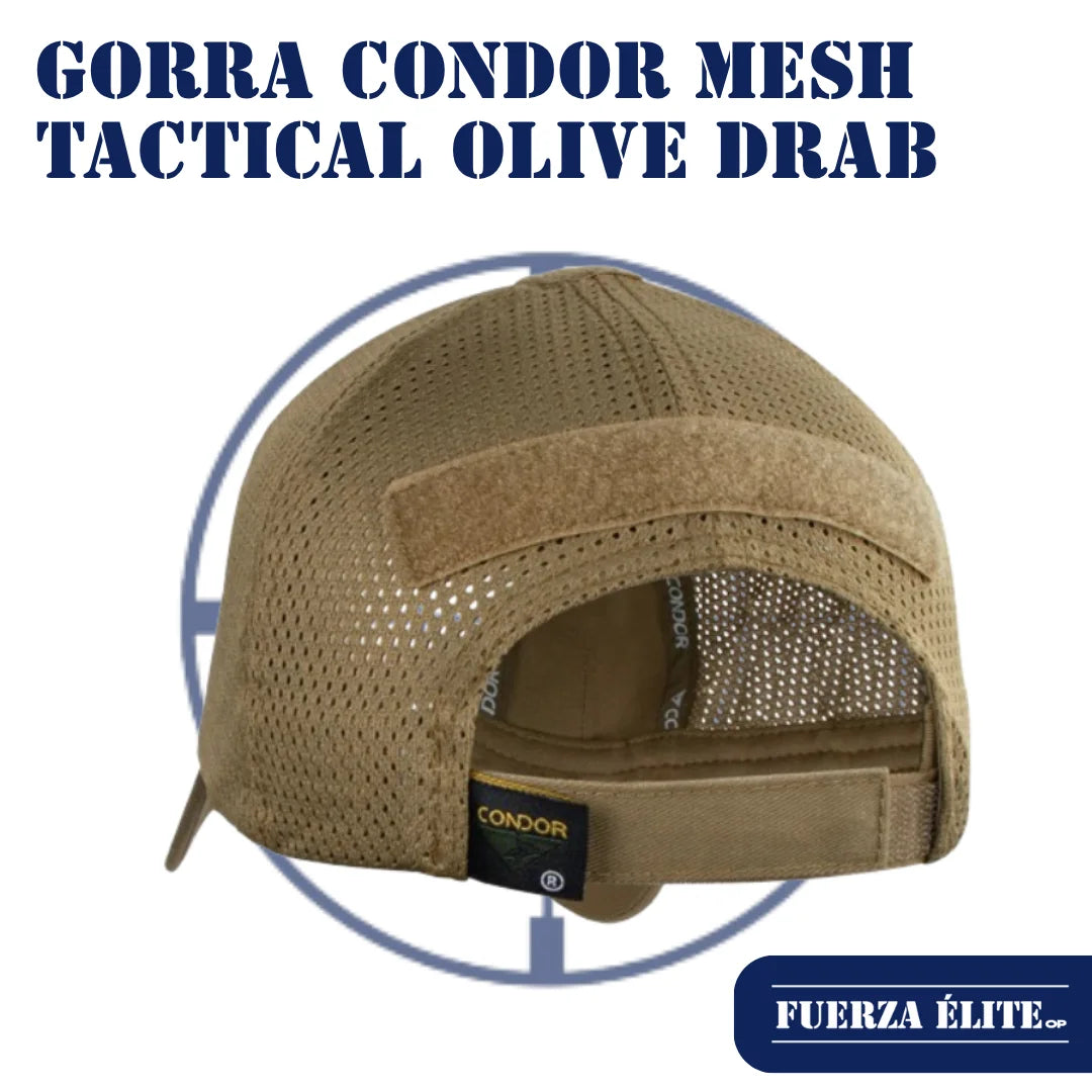 GORRA CONDOR MESH TACTICAL OLIVE DRAB REF TCM-001