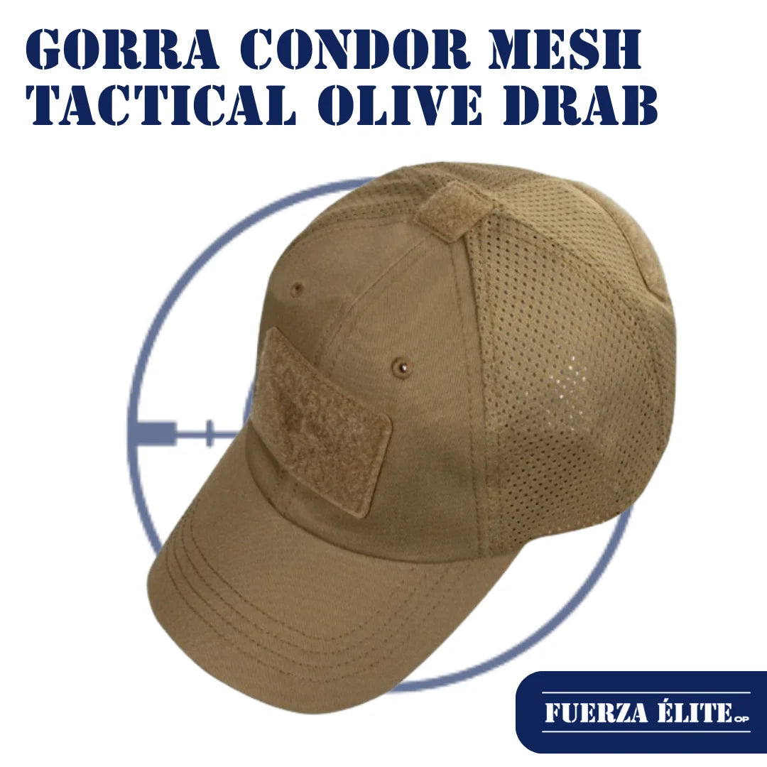 GORRA CONDOR MESH TACTICAL OLIVE DRAB REF TCM-001
