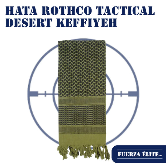 HATA ROTHCO TACTICAL DESERT KEFFIYEH DESERT SAND REF 8537