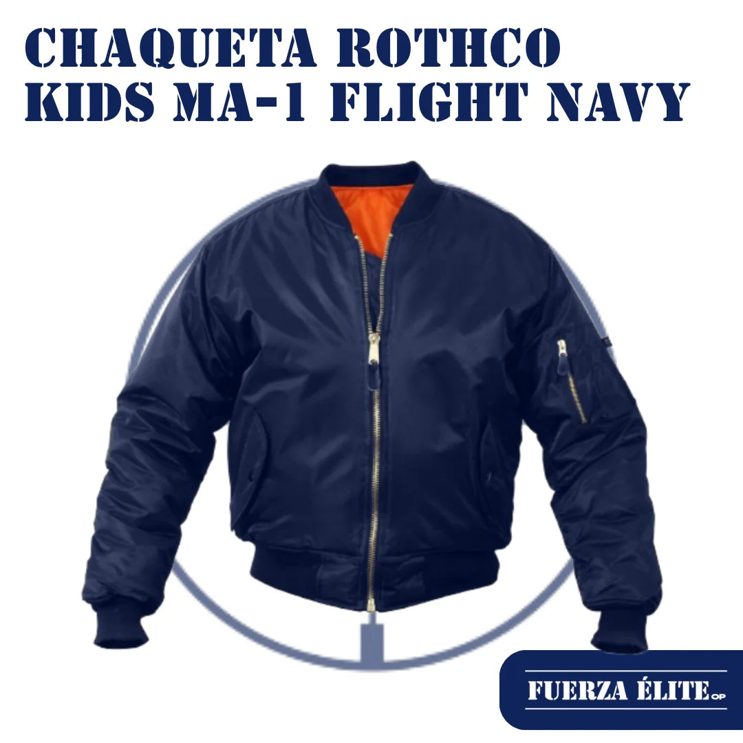 CHAQUETA ROTHCO KIDS MA-1 FLIGHT NAVY BLUE REF 7312