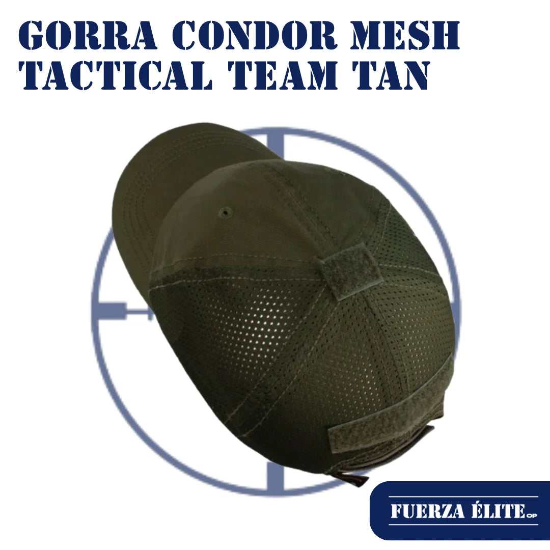 GORRA CONDOR MESH TACTICAL TEAM TAN REF TCTM-003