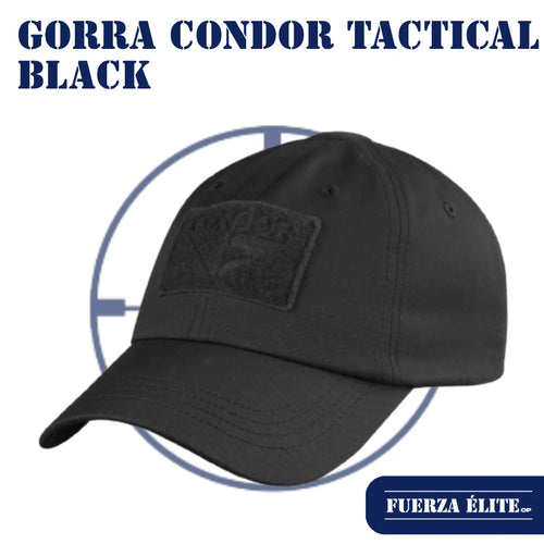 GORRA CONDOR TACTICAL BLACK REF TC-002