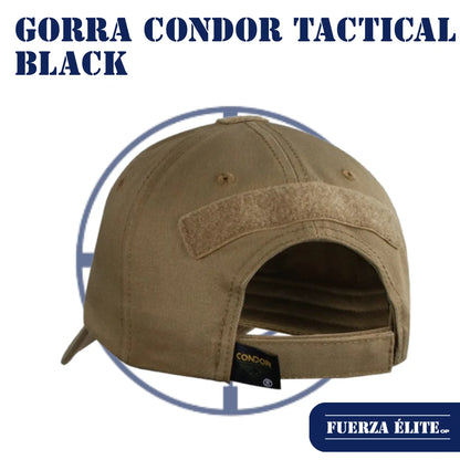 GORRA CONDOR TACTICAL BLACK REF TC-002