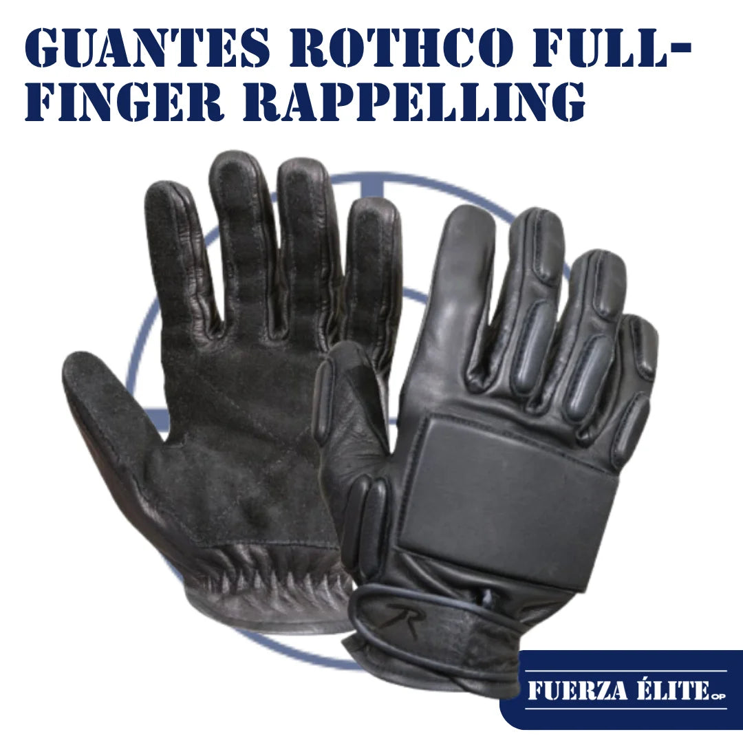 GUANTES ROTHCO FULL-FINGER RAPPELLING BLACK REF 3451