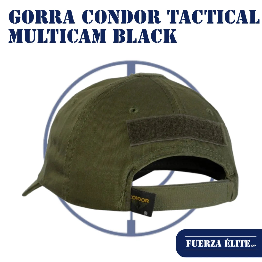 GORRA CONDOR TACTICAL MULTICAM BLACK REF TC-021