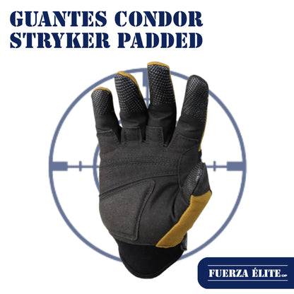 GUANTES CONDOR STRYKER PADDED KNUCKLE BLACK REF 226-002