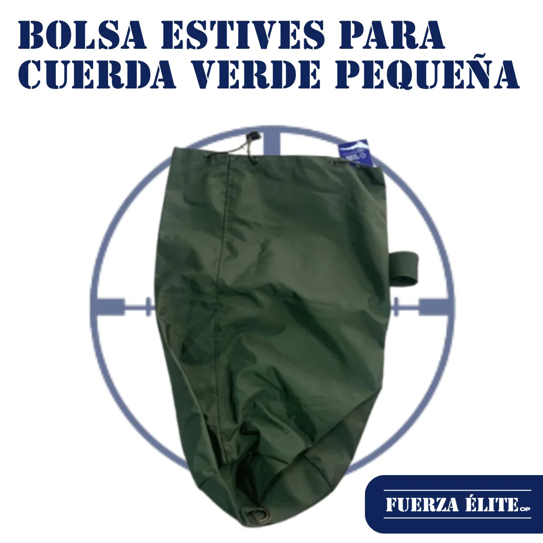 BOLSA ESTIVES PARA CUERDA VERDE PEQUENA