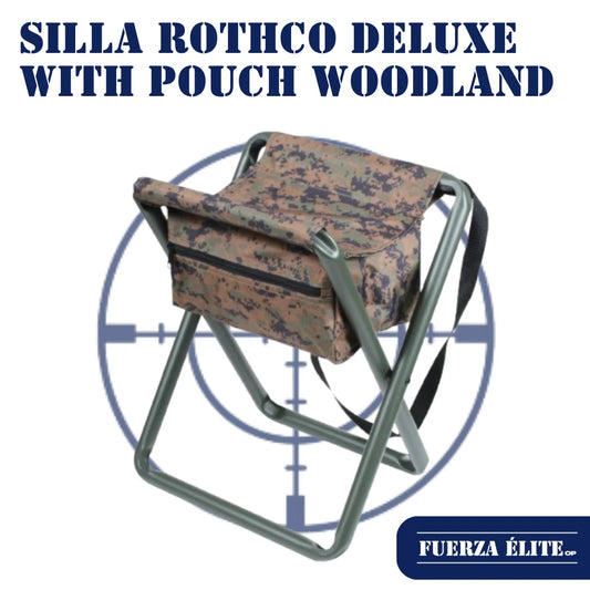 SILLA ROTHCO DELUXE WITH POUCH WOODLAND DIGITAL CAMO REF 4556