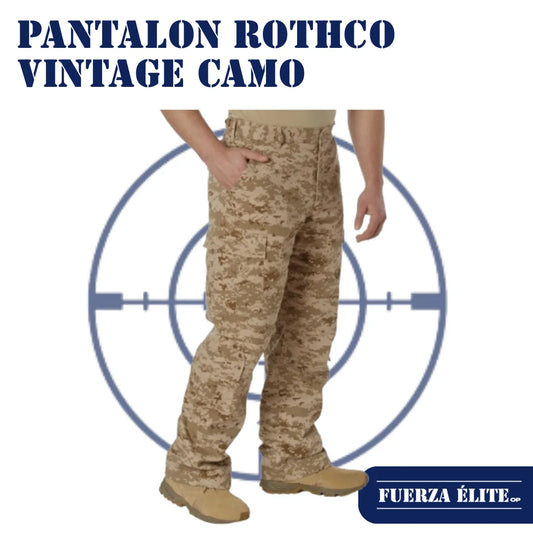 PANTALON ROTHCO VINTAGE CAMO PARATROOPER DESERT DIGITAL CAMO REF 23366