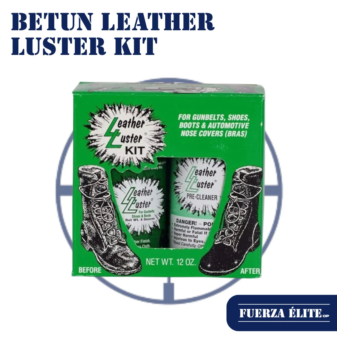 Luster Vision Kit BETUN LEATHER LUSTER KIT – Fuerza Elite