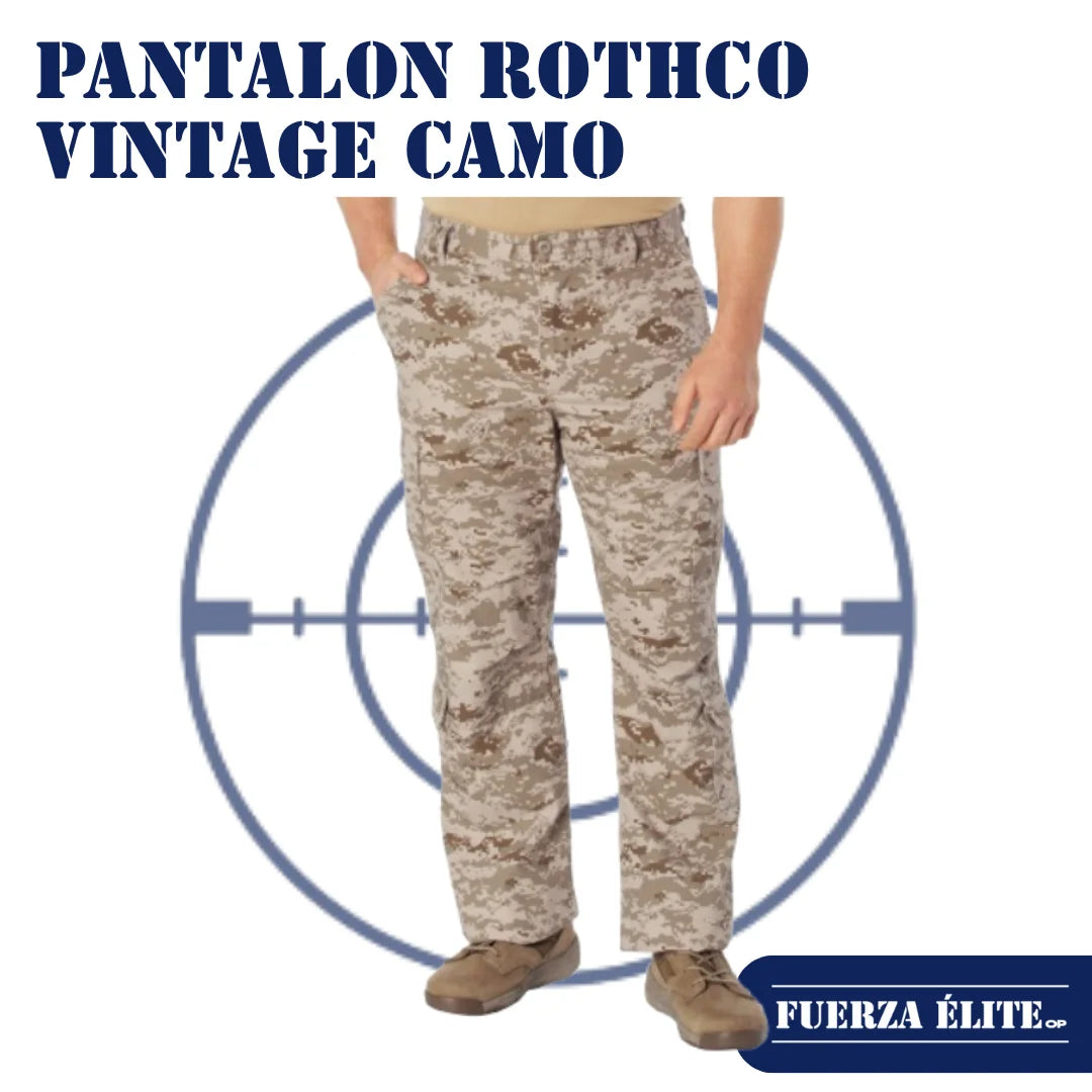 PANTALON ROTHCO VINTAGE CAMO PARATROOPER DESERT DIGITAL CAMO REF 23366