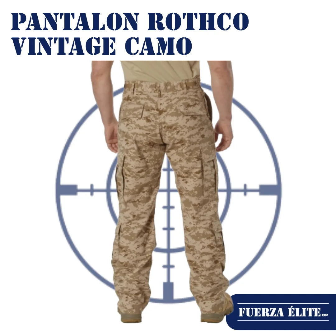 PANTALON ROTHCO VINTAGE CAMO PARATROOPER DESERT DIGITAL CAMO REF 23366