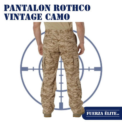 PANTALON ROTHCO VINTAGE CAMO PARATROOPER DESERT DIGITAL CAMO REF 23366