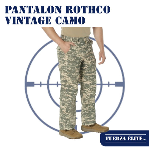PANTALON ROTHCO VINTAGE CAMO PARATROOPER ACU DIGITAL CAMO REF 2666