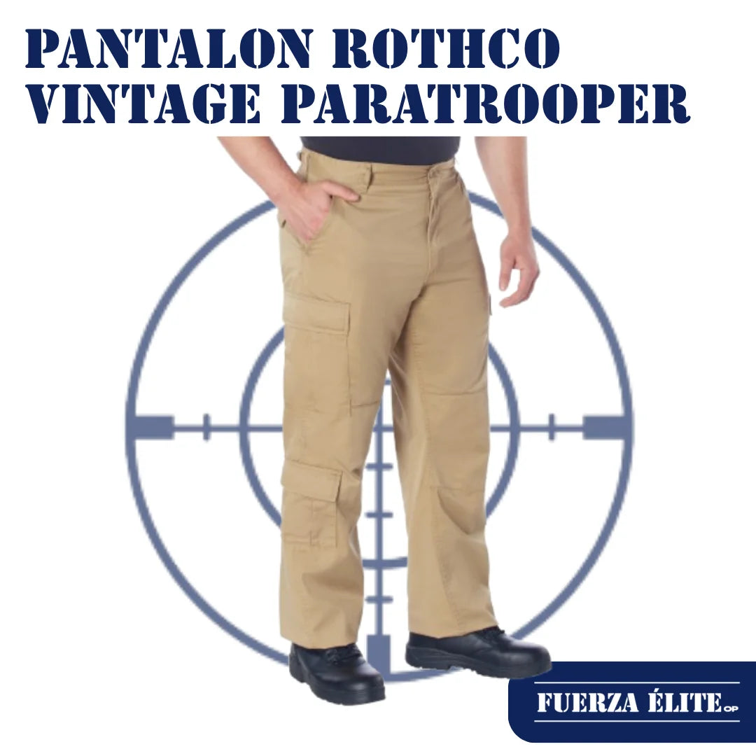 PANTALON ROTHCO VINTAGE PARATROOPER KHAKI REF 2686