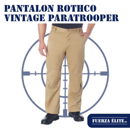 PANTALON ROTHCO VINTAGE PARATROOPER KHAKI REF 2686