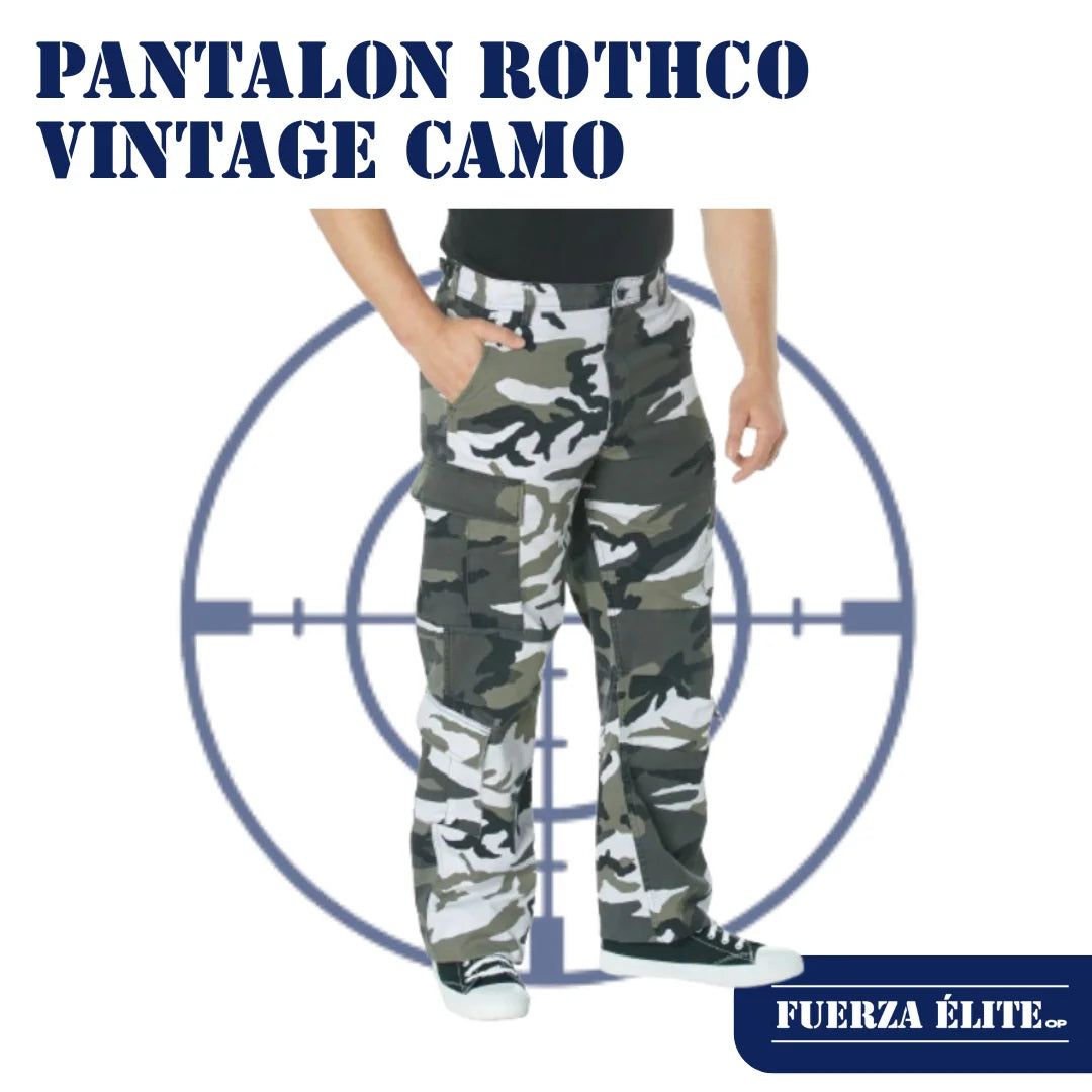PANTALON ROTHCO VINTAGE CAMO PARATROOPER CITY CAMO REF 3586