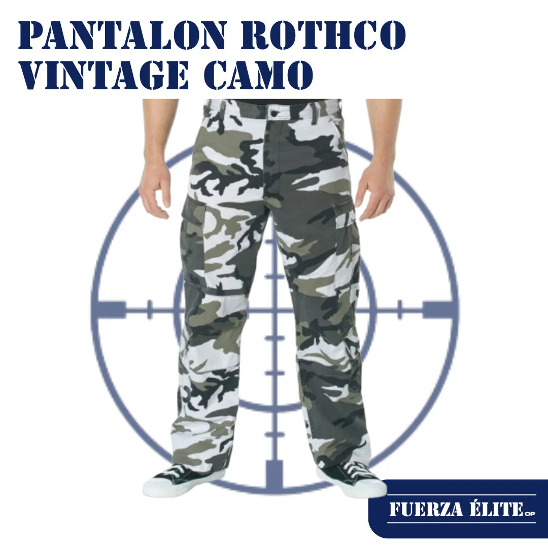 PANTALON ROTHCO VINTAGE CAMO PARATROOPER CITY CAMO REF 3586