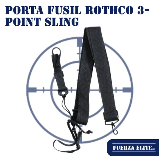 PORTA FUSIL ROTHCO 3-POINT SLING BLACK REF 4007