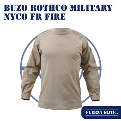 BUZO ROTHCO MILITARY NYCO FR FIRE RETARDANT COMBAT DESERT SAND REF 90030