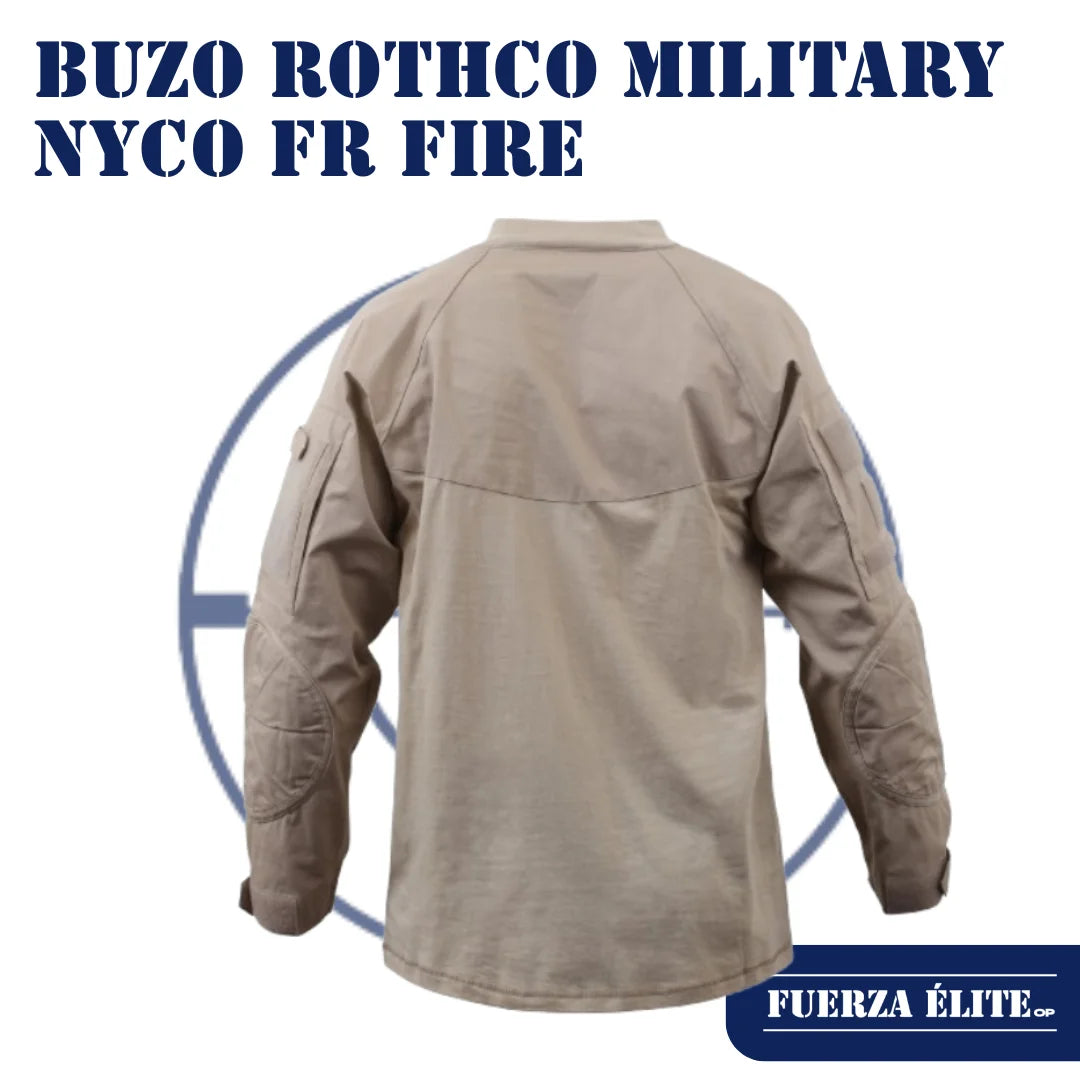 BUZO ROTHCO MILITARY NYCO FR FIRE RETARDANT COMBAT DESERT SAND REF 90030
