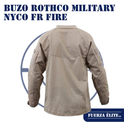 BUZO ROTHCO MILITARY NYCO FR FIRE RETARDANT COMBAT DESERT SAND REF 90030