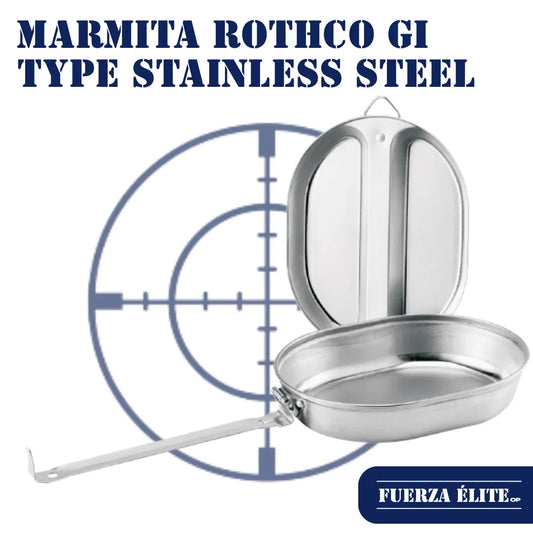 MARMITA ROTHCO GI TYPE STAINLESS STEEL MESS KIT REF 130
