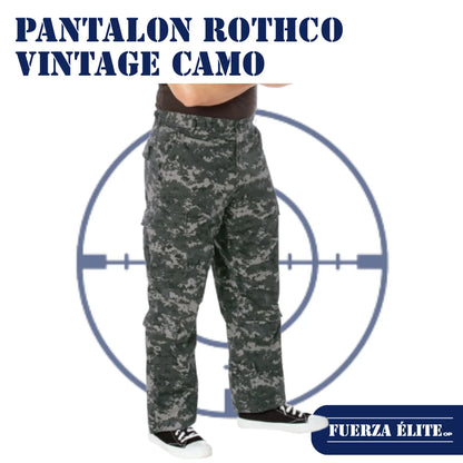 PANTALON ROTHCO VINTAGE CAMO PARATROOPER SUBDUED URBAN DIGITAL CAMO REF 22366
