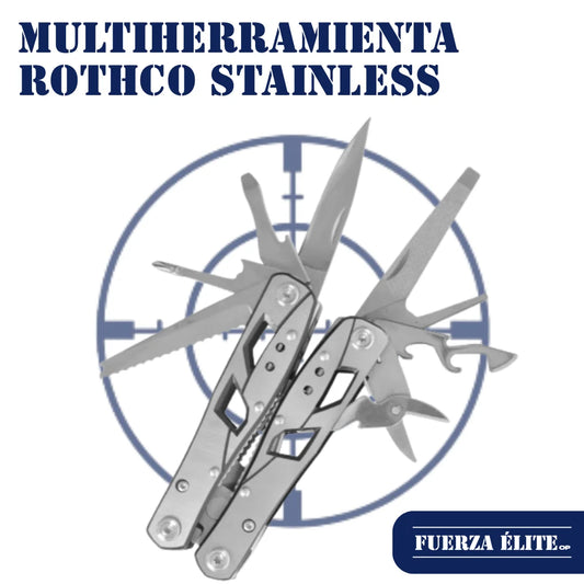 MULTIHERRAMIENTA ROTHCO STAINLESS STEEL SILVER REF 5223