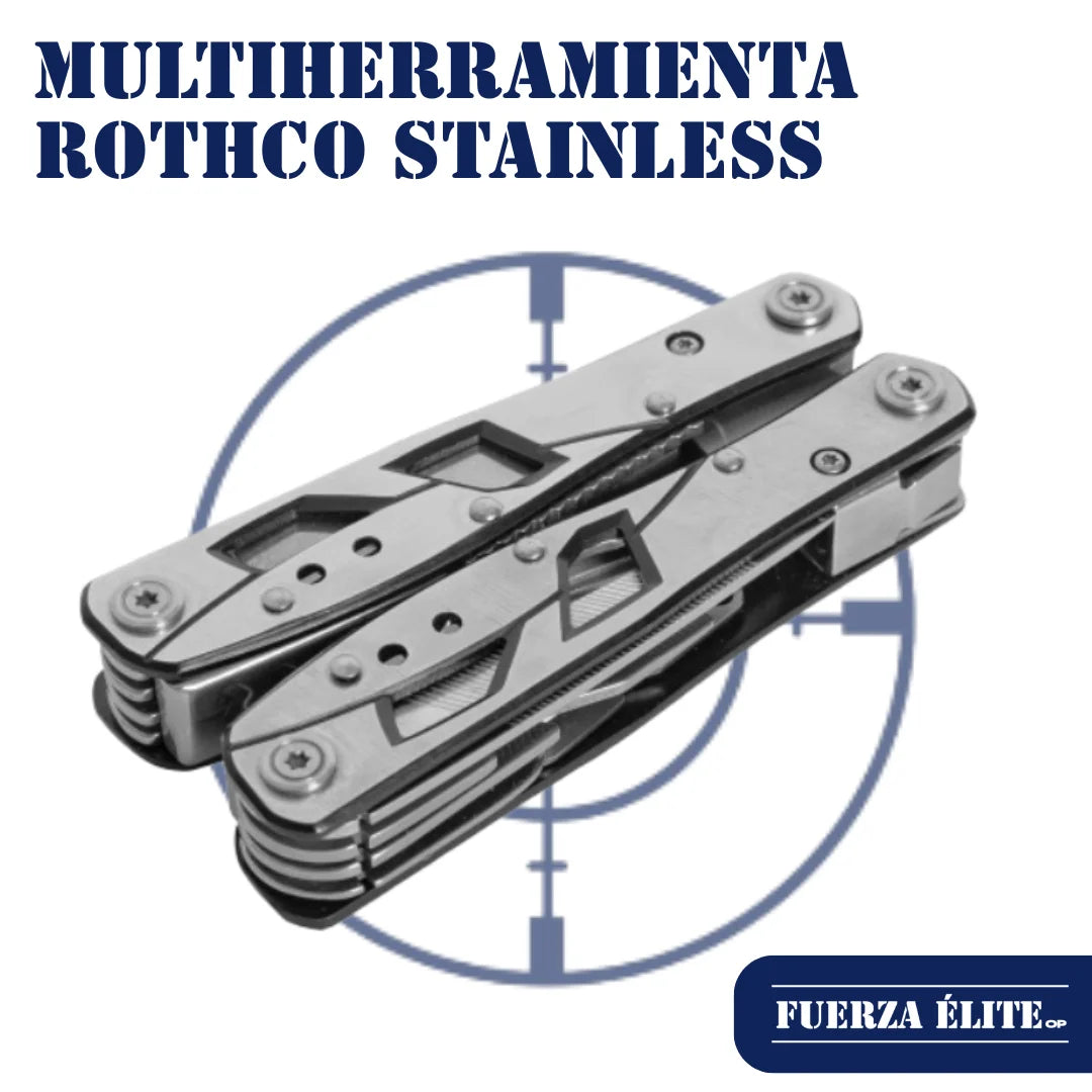 MULTIHERRAMIENTA ROTHCO STAINLESS STEEL SILVER REF 5223