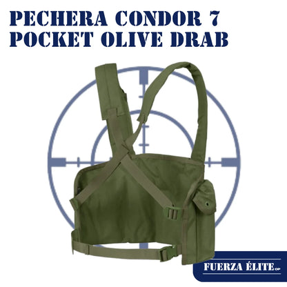 PECHERA CONDOR 7 POCKET OLIVE DRAB REF CR-001