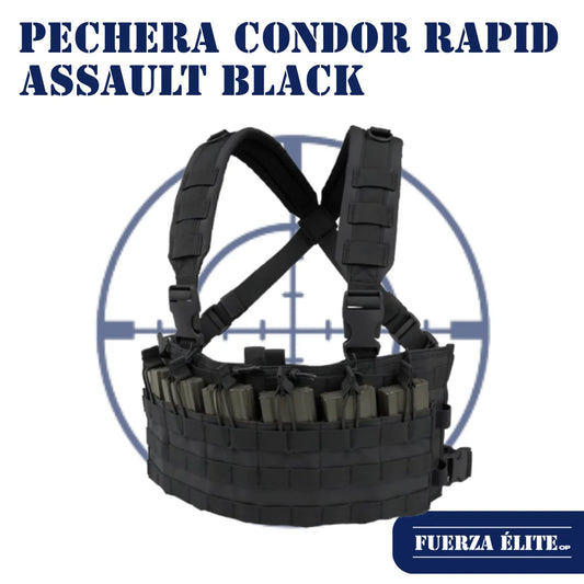 PECHERA CONDOR RAPID ASSAULT BLACK REF MCR6-002
